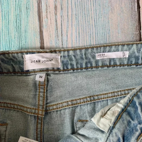 Dear John jodi straight super high rise distressed jeans - Picture 7 of 9